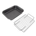 thumbnail image 1 of Baking Pan, Broiling Pan Dishwasher Safe Rectangle With Rack For Turkeys, 1 of 8