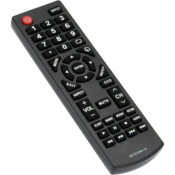 New Replaced Remote NS-RC4NA-14 compatible with INSIGNIA TV NS-32D312NA15H2 NS-32D510NA15 NS-32D511NA15 NS-32D512NA15 NS-32E400NA14 NS-37D20SNA14 NS-39D310NA15 NS-39D400NA14-A NS-39D40SNA14