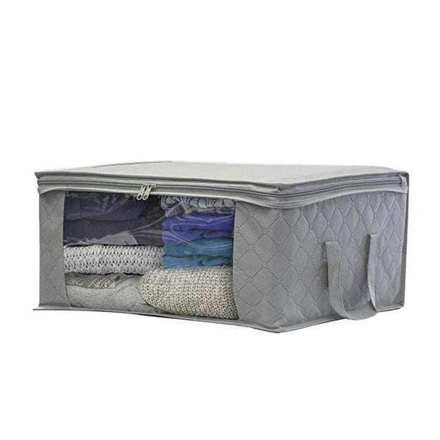 Non-tissé Quilt Sac de Rangement Armoire Boîte à Vêtements Étanche à l'Humidité Anti-Poussière Portable