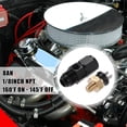 thumbnail image 2 of Unique Bargains 1 Set Auto Engine Temperature Cooling Fan Switch Thread-On AN Fitting Adapter 8AN 160'F On-145'F Off, 2 of 6