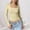 #9Beige, variant on Byworldtasic No Boundaries Womens Slim Fit Square Neck Tops Basic Long Sleeve T Shirt Slim Fit Tees Y2k Going Out Crop Tops
