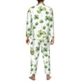thumbnail image 7 of Salouo St Patrick's Day3 Print Button-Front Long Sleeve Pajama Set for Men, Soft 2Pjs Men's Long Sleeve Sleepwear -XX-Large, 7 of 7