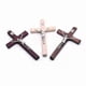 thumbnail image 4 of 1 Handmade Wooden Christ Statue Religious Prayer Hand Holding A Cross Pendant-2025, 4 of 5