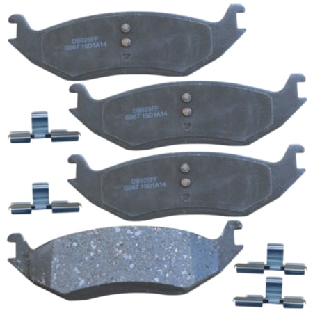4 Carquest Wearever Gold Ceramic Rear Brake Pads
