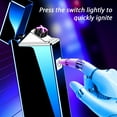 thumbnail image 5 of Tuitoonm Outdoor Lighter Electric Lighters USB Rechargeable Flameless Plasma Cool Lighters For Camping Hiking Adventure Rechargeable Lighter, 5 of 5