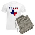 thumbnail image 6 of CafePress - Flag Map With Texas Men's Light Pajamas - Men's Light Loose Fit Cotton Pajama Set, 6 of 7