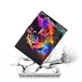 thumbnail image 5 of ELEHOLD Flip Leather Case for iPad 10th Generation 10.9" (2022) with Printed Pattern Card Slots Anti-Slip Strip Auto Wake/Sleep Kickstand Function Shockproof Folding Case,Tiger, 5 of 6