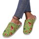 thumbnail image 1 of Zapatillas estampadas navideñas Zapatillas acogedoras de espuma viscoelástica Zapatos para el hogar de invierno Regalo de Navidad, 1 of 9