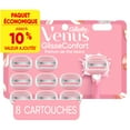thumbnail image 2 of Venus ComfortGlide White Tea Women's Razor Blades, with Built-in Shave Gel Bars, 8 Razor Blade Refills, 2 of 15