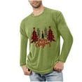 thumbnail image 1 of Blusas y camisas de manga larga con cuello redondo para hombre, ropa deportiva para el hogar, pijamas, camisetas de color liso, blusa deportiva para hombre, poliéster, 1 of 3