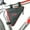 Red, variant on Ywbawe Front Frame Bike Bag Bicycle Top Tube Pouch, Cycling Phone Holder, Waterproof Saddle Pannier for Bike Accessories