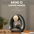 thumbnail image 3 of Cafetera Cafetera semiautomática para el hogar 240 ml 85 grados Temperatura constante 1400 W Cafetera americana portátil silenciosa Máquina para café en polvo Hoja de té, 3 of 8