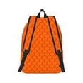 thumbnail image 3 of Daiia Orange Scales Vintage Canvas Backpack for Men and Women ,Hiking Backpack,Travel Laptop Bag for School,Large Capacity Backpack, 3 of 8