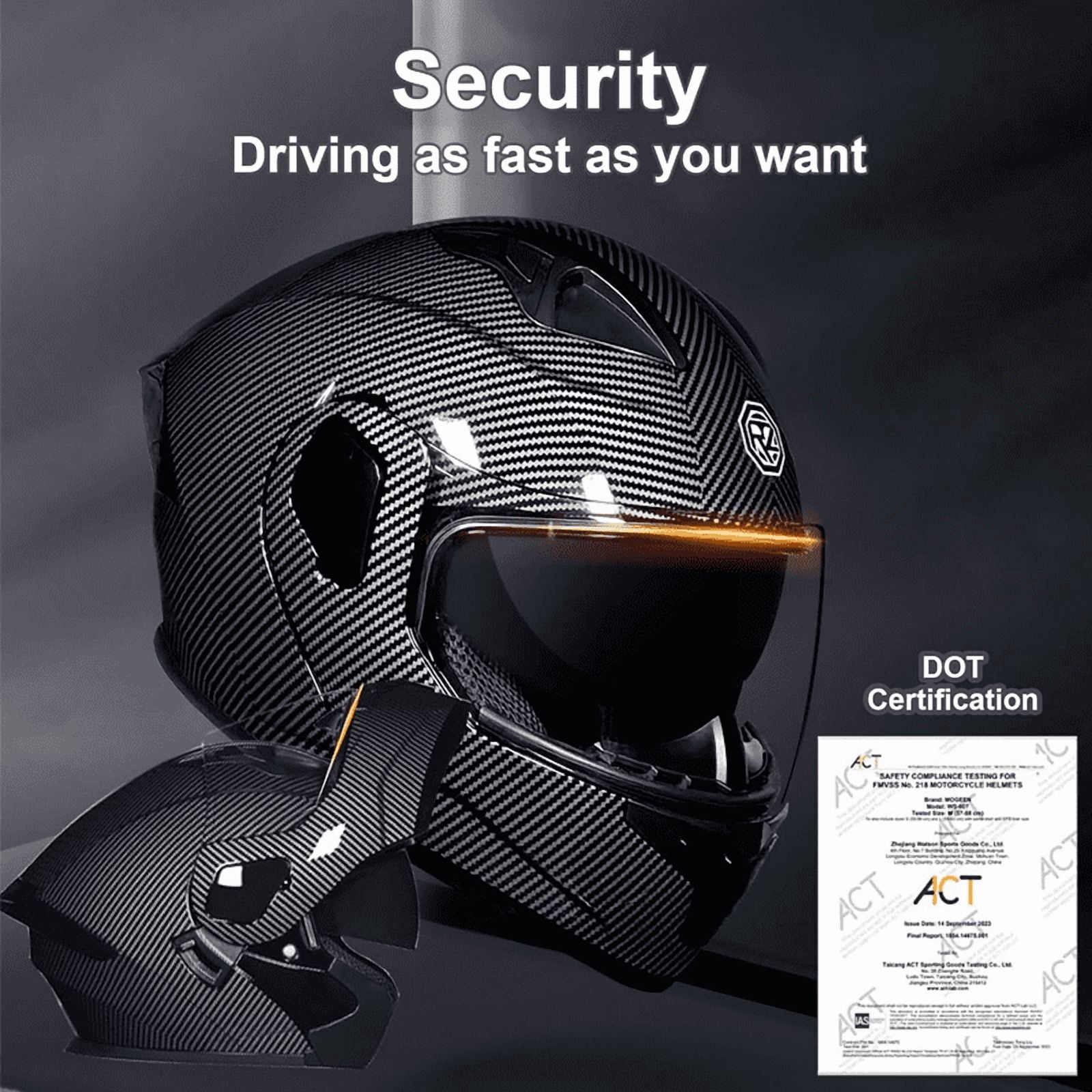 DOCRELD Bluetooth Modular Motorcycle Helmet,Motorcycle Helmet,DOT Approved,Dual Visor Full Face Flip up Integrated Motorcycle Helmets,Built-in Dual Speaker Microphone,Waterproof Adults Men Women