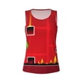 thumbnail image 4 of Lsque Geometry Dash Printed Workout Tank Tops for Women, Athletic Sports Tank Tops, Compression Sleeveless Dry Fit Shirts,Sleeveless Yoga Shirt-X-Large, 4 of 9
