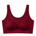 thumbnail image 2 of Lumistal Push Up Bra Thin Wireless Comfort Breathable High Support Bra Sagging Side Breast Seamless Control Minimizer Bras Sports Bras for Women XXXL, 2 of 7