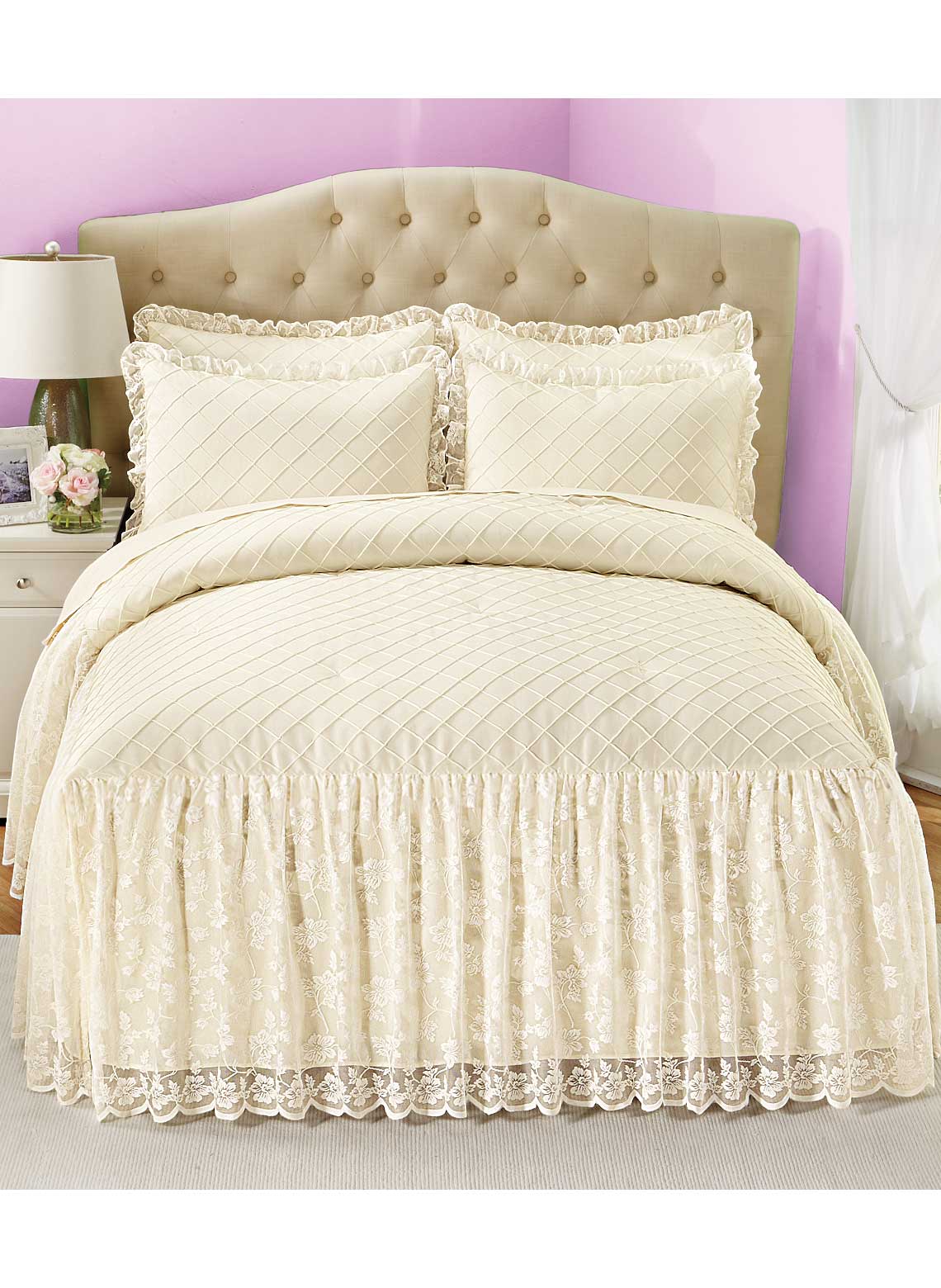 Vintage Lace Bedding Separates