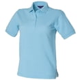 thumbnail image 2 of Henbury Womens Pique Polo Shirt, 2 of 4