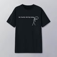 thumbnail image 2 of T-Shirt Unisexe à Manches Courtes avec Imprimé Graphique, Col Rond, pour le Confort Quotidien et un Style Décontracté avec Design Doux et Polyvalent, 2 of 3
