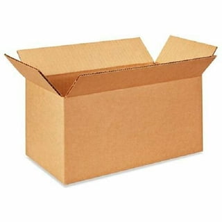 BOX USA Tall Corrugated Boxes - 4" X 4" X 48" Long, Kraft, Pack Of 25 (200#/ECT-32)