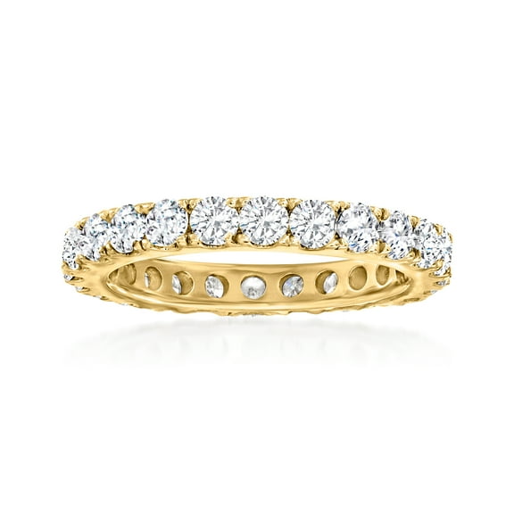 Ross-Simons 2.00 ct. t.w. Diamond Eternity Band in 14kt Yellow Gold, Women's, Adult