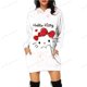 thumbnail image 3 of Sudadera con capucha de diseño original de HELLO KITTY, sudadera con capucha estampada de Anime Spice, sudadera con capucha de dibujos animados, sudadera versátil, sudadera con capucha de moda para mu, 3 of 5