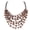NK_10617_Brown, variant on Bocar Multi-Row Statement Collar Necklace Beaded Necklace for Women (NK_10617_Estate_Blue)
