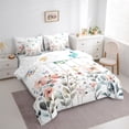 thumbnail image 3 of Manfei Flying Gradient Butterflies 7-Piece Bedding Comforter Set for Girls Female Teens,Chic Pink Flowers King Bedding Sets,Spring Graden Ultra Soft Bed Sheets,Luxury Bedroom Decor, 3 of 8