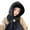Black-2, variant on WREESH Women's Critter Plaid Printed Faux Bucket Hat Warm Windproof Stretch Winter Wrap Cap Brown