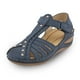 thumbnail image 3 of MKLEKYY Sandalias Cómodas de Verano para Mujer, Con Velcro, Informales, Con Punta Redonda, Cómodas, para Playa, 3 of 4