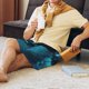 thumbnail image 5 of Balery Vintage Blue Pattern Whale Pantalones cortos de pijama de punto de algodón para hombre con cinturilla y bolsillos-X-Large, 5 of 6