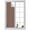 Brown, variant on Pure Brown Window Privacy Film, Simple Solid Color Static Cling UV Sun Blocking Heat Control Window Tint Day and Night, Non-Adhesive Reusable One Way Windows Privacy Cover 17.7''x39.3''