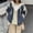 Blue, variant on USSUMA Jeans Jacket for Women Winter Hooded Fleece Lined Thick Warm Loose Drawstring Windproof Denim Outwear for Weekend Outing Adventure Travel Trip XXXXL Blue