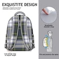 thumbnail image 5 of Geometric Shapes Textured Print Backpack, Laptop Bookbag for School College Work, Large Capacity Daypack with Pockets, Ideal Gift for Students, 5 of 6