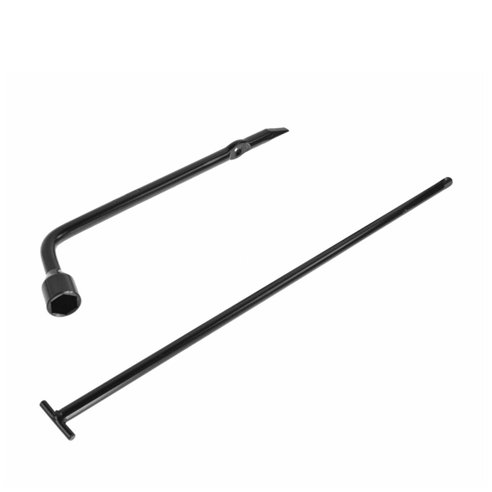 Spare Tire Wheel Jack Handle Rod & Lug Nut Wrench Set Kit for Nissan