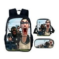 thumbnail image 1 of Toilet man three-piece skibidi toilet game peripheral backpack, 1 of 5