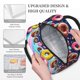 thumbnail image 3 of Balery Space Colorful Donut Bolsa de Almuerzo para Mujeres, Caja de Almuerzo, Bolsa de Almuerzo Pequeña Impermeable, Tote de Almuerzo Reutilizable con Gran Capacidad, 3 of 6