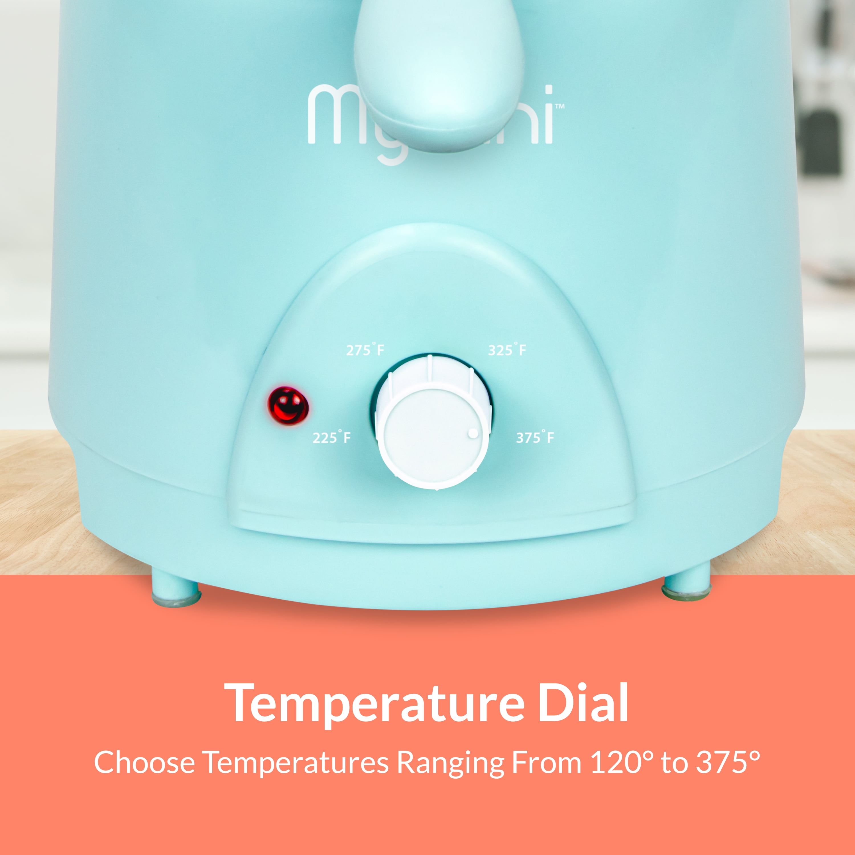 本日だけ。KING FRY MyMini 1.5 qt Electric Deep Fryer, 700 Watts, Aqua - Walmart