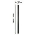 thumbnail image 2 of VEVOR 16 Pack Metal Spindles, 29.5"x1" Deck Balusters, 29.5", Black, 2 of 9