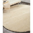 thumbnail image 5 of Malibu Shag Solid Cream Area Rug, 5 of 7