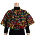 thumbnail image 2 of XIAOHUAGUA African Ankara Handmade Neckpiece Women's Handmade Necklaces Button Splicing Necklace for Women Jewellery, 2 of 5