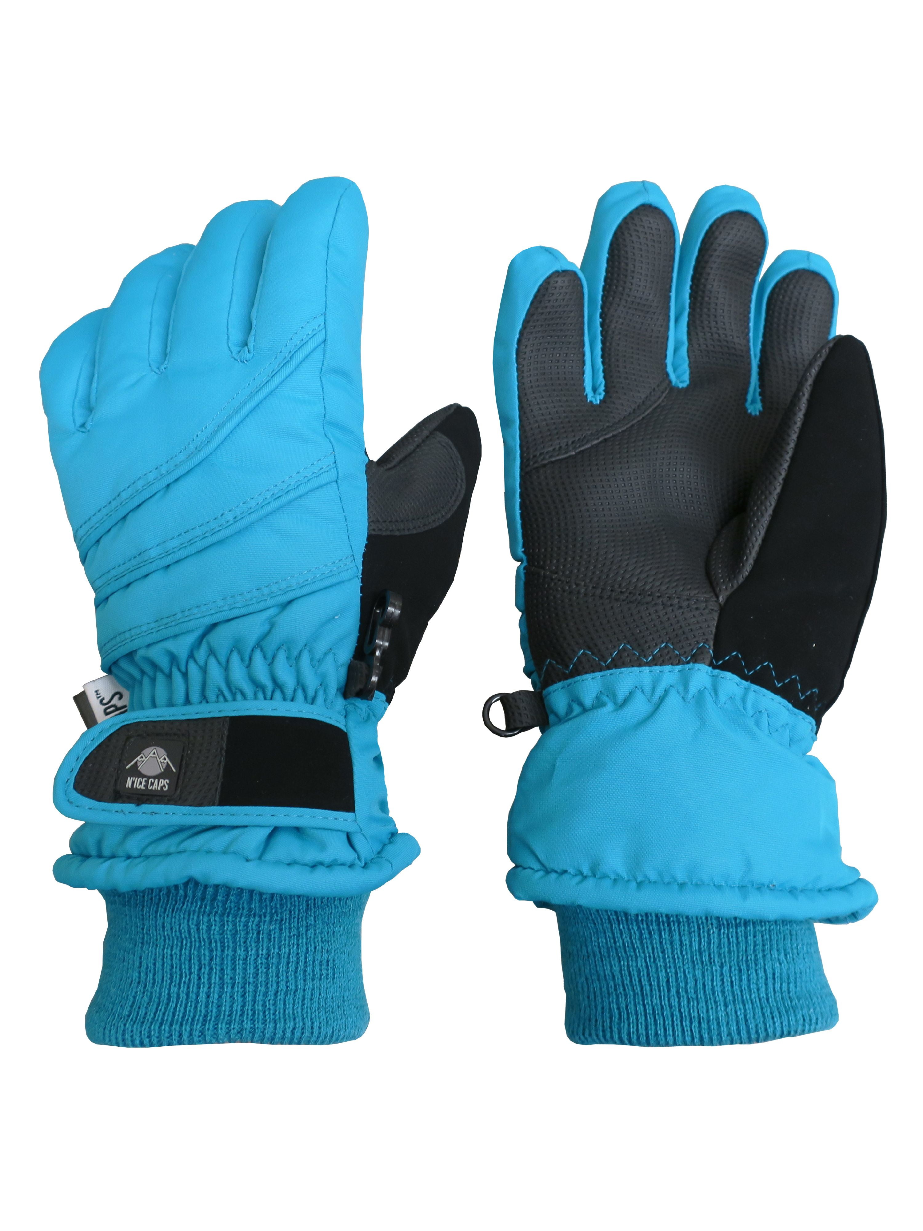 N'Ice Caps Kids Waterproof Snowproof Windproof Insulated Winter Gloves
