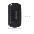 thumbnail image 3 of CIMAXIC Keyless Fits Range Rover Land Rover Discovery 3 Button Remote Key for Case,2.76"X1.38"X0.71", 3 of 4