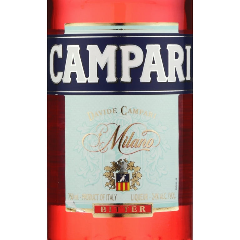 Campari, 750 ml Bottle, 24% ABV - Walmart.com