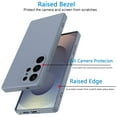 thumbnail image 5 of For Samsung Galaxy S25 Ultra Case, Liquid Silicone Phone Case for Samsung Galaxy S25 Ultra, Ebizware Shockproof Full-Body Protective Rugged Rubber Slim Cover with Microfiber Lining - Gray, 5 of 11