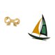 thumbnail image 5 of Tirador De Latón Con Forma De Lazo Para Muebles, Escultura De Velero De Hierro, Adorno De Mesa, Tirador Para Cajón De Cocina, Bonito Y Fácil De Instalar, Tirador De Arco Para Armario O, 5 of 8