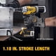 thumbnail image 5 of Remachadora inalámbrica DEWALT 20V MAX XR 1/4 con motor sin escobillas, 5 of 9