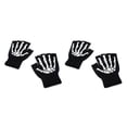 thumbnail image 4 of Greeniant Manoplas de Halloween tejidas Unisex deportes guantes sin dedos protectores de manos mujeres luminosas oscuras Cosplay niñas ciclismo Tipo 1 2Conjunto, 4 of 6