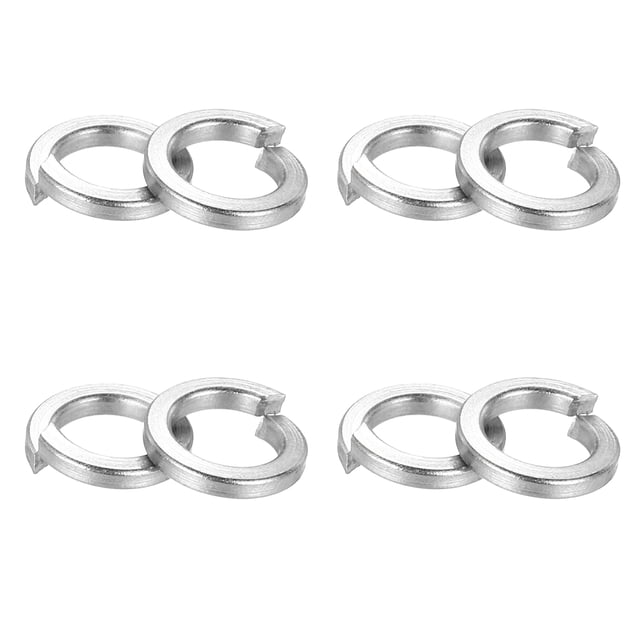 Split Lock Washer, Spring Lock Washer Stainless Steel Lock Washers Assortment Kit for Screws Bolt 4 100