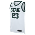 thumbnail image 2 of Men's-Nike Draymond Green White Michigan State Spartans Performance Replica Basketball Jersey, 2 of 3